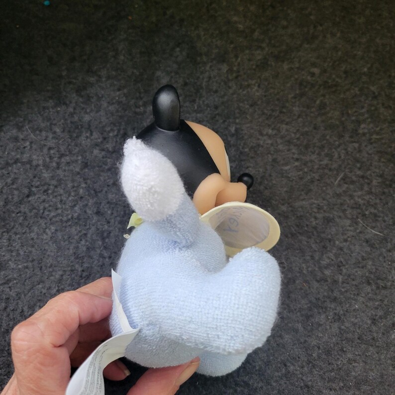 Disney Baby Micky Maus Plüsch Stofftier Frottee Stofftier 11,5 cm Vintage 90er Jahre Bild 4
