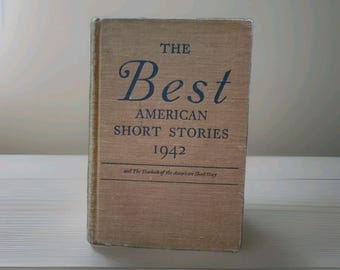 1942 De beste Amerikaanse korte verhalen Martha Foley Houghton Mifflin hardcover...