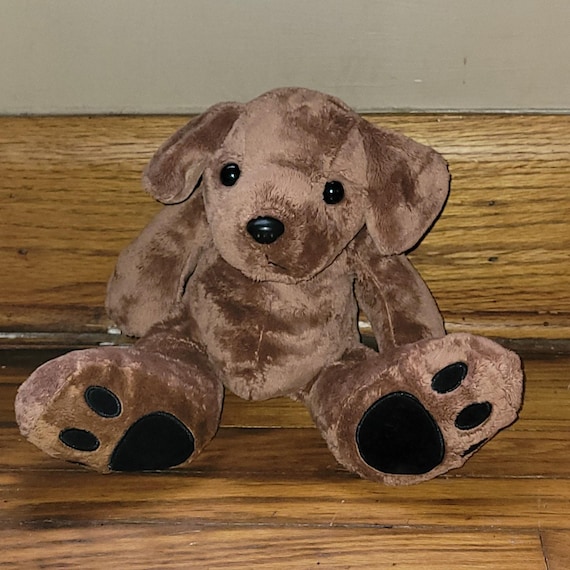 Chosun Big Feet Brown Chocolate Lab Dog Plush 14 Inch JC Penney