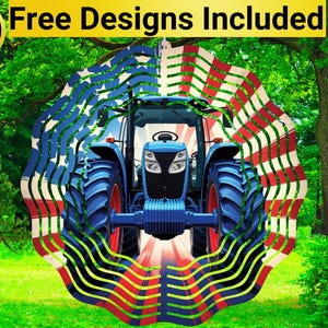 アメリカントラクターウィンドスピナー、トラクターウィンドスピナー昇華デザイン、トラクターウィンドスピナー昇華、ウィンドスピナー昇華、