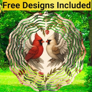 Engel Kardinal Windspiel, Roter Kardinal Windspiel Sublimationsentwurf, Roter Kardinal Windspiel Sublimation, Roter Kardinal Spinner PNG,