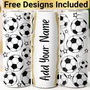 Soccer Ball Tumbler Design, Tumbler Wrap PNG, 20 oz Skinny Tumbler Design, Soccer Tumbler Wrap, Soccer Tumbler Design, Soccer Sublimation,