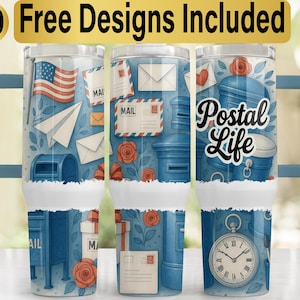 Diseño de vaso de 40 oz para cartero, envoltura de vaso PNG, diseño de vaso de 40 oz, vaso de cartero PNG, diseño de vaso para correo