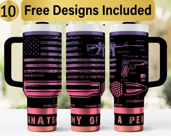 40oz Funny Bullet Tumbler Laser Svg Design, 40oz Laser Engraved Tumbler Wrap, Laser Engraving SVG, Tumbler Wrap SVG, 40 oz Tumbler Wrap,