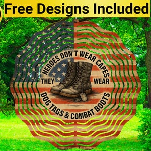 Veterans Day Wind Spinner, Veteran Wind Spinner Sublimation Design, Veteran Wind Spinner Sublimation, Wind Spinner Sublimation,