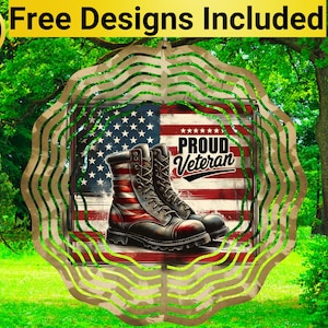 Veterans Day Wind Spinner, Veteran Wind Spinner Sublimation Design, Veteran Wind Spinner Sublimation, Wind Spinner Sublimation,