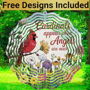 Roter Kardinal Wind Spinner, Roter Kardinal Wind Spinner Sublimationsdesign, Wind Spinner Sublimation, Roter Kardinal Wind Spinner PNG,