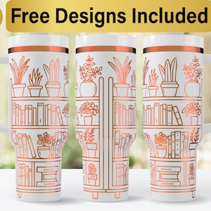 40 Unzen Buch Tumbler Laser SVG Design, 40 Unzen Laser gravierte Tumbler Wrap, Laser Gravur SVG, Tumbler Wrap SVG, 40 Unzen Tumbler Wrap,