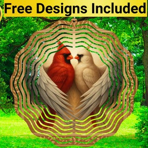Engel Kardinal Windspiel, Roter Kardinal Windspiel Sublimationsentwurf, Roter Kardinal Windspiel Sublimation, Roter Kardinal Spinner PNG,