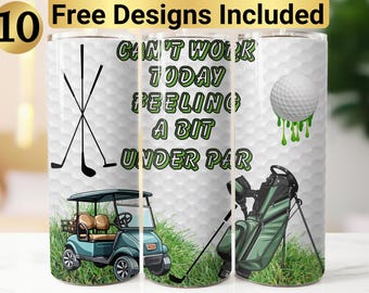 Funny Golf Tumbler Design, Tumbler Wrap PNG, 20 oz Skinny Tumbler Design, Golf Tumbler Wrap, Golf Sublimation, Golf Tumbler Design, Golf PNG