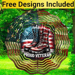 Veterans Day Wind Spinner, Veteran Wind Spinner Sublimation Design, Veteran Wind Spinner Sublimation, Wind Spinner Sublimation,