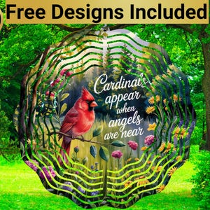 Roter Kardinal Wind Spinner, Roter Kardinal Wind Spinner Sublimationsdesign, Wind Spinner Sublimation, Roter Kardinal Wind Spinner PNG,