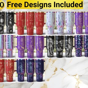40oz Funny Bullet Tumbler Laser Svg Design, 40oz Laser Engraved Tumbler Wrap, Laser Engraving SVG, Tumbler Wrap SVG, 40 oz Tumbler Wrap, image 2