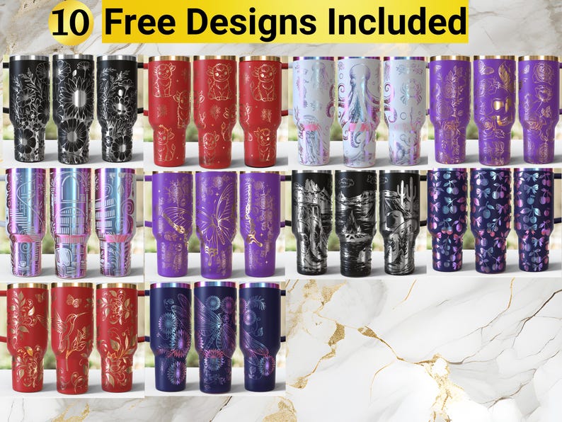 40oz Funny Bullet Tumbler Laser Svg Design, 40oz Laser Engraved Tumbler Wrap, Laser Engraving SVG, Tumbler Wrap SVG, 40 oz Tumbler Wrap, image 2