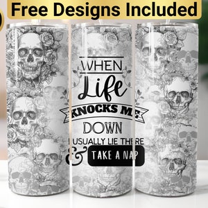 Sassy Tumbler Design, Tumbler Wrap PNG, 20 oz Skinny Tumbler Design, Tapered and Straight, Instant Digital Download PNG, Sassy Tumbler Wrap,