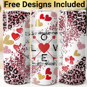 Valentine Tumbler Design, Tumbler Wrap PNG, 20 oz Skinny Tumbler Design, Valentine Tumbler Wrap, Valentine Tumbler, Valentines Day Tumbler,
