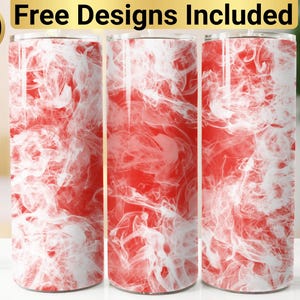 White Smoke Tumbler Design, Tumbler Wrap PNG, 20 oz Skinny Tumbler Design, Personalized Tumbler Design, Add Your Name Tumbler Design,