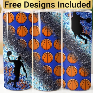 Basketball Tumbler Design, Tumbler Wrap PNG, 20 oz Skinny Tumbler Design, Basketball Tumbler Wrap, Basketball Tumbler PNG,