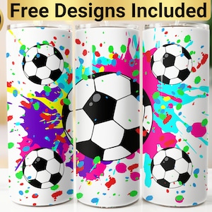 サッカータンブラーデザイン、タンブラーラップPNG、20オンススキニータンブラーデザイン、サッカータンブラーラップ、サッカータンブラーPNG、サッカーボールタンブラーデザイン、