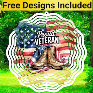 Veterans Day Wind Spinner, Veteran Wind Spinner Sublimation Design, Veteran Wind Spinner Sublimation, Wind Spinner Sublimation,