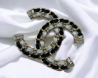 Classic CC brooch, gift for her