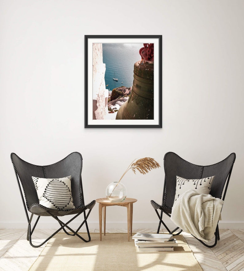 Digital Download Wall Art Santorini Print Island Greece Home Decor