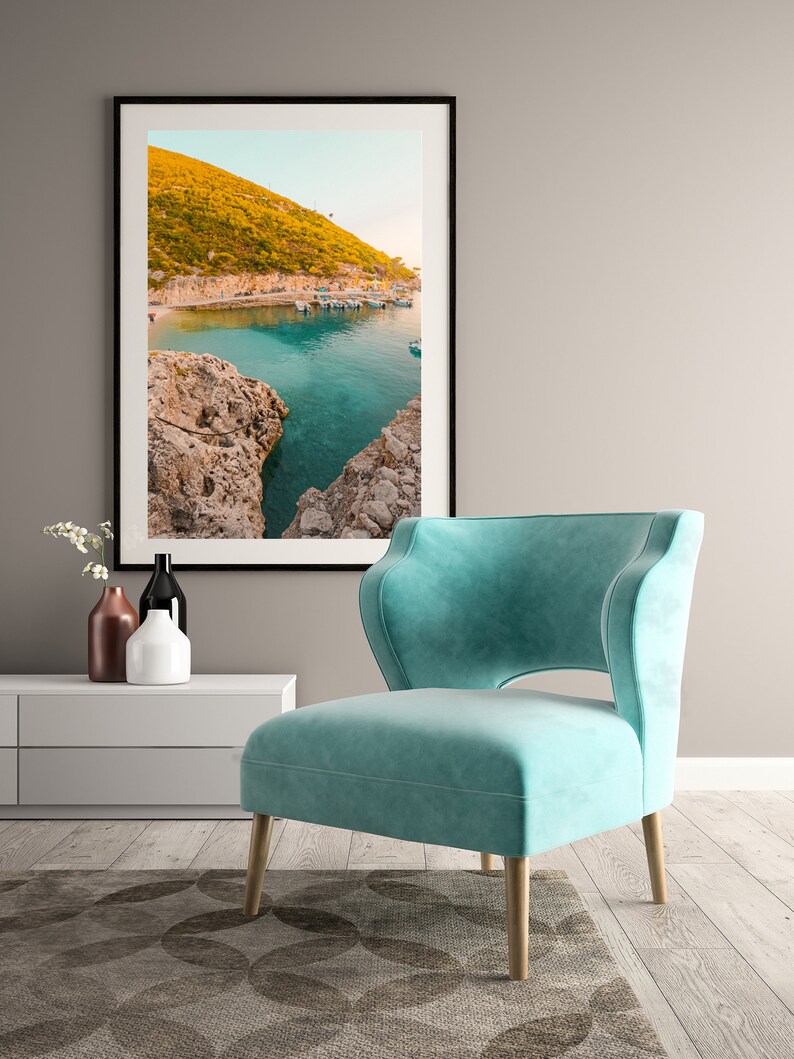 Wall Art Zante Island Beach Digital Print Home Decor Zakynthos Etsy