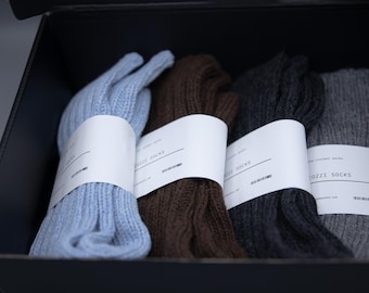 Alpaca Wool Socks | Gender Neutral Knit Socks