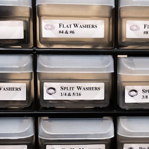 Vinyl Parts Bin Labels - Etsy