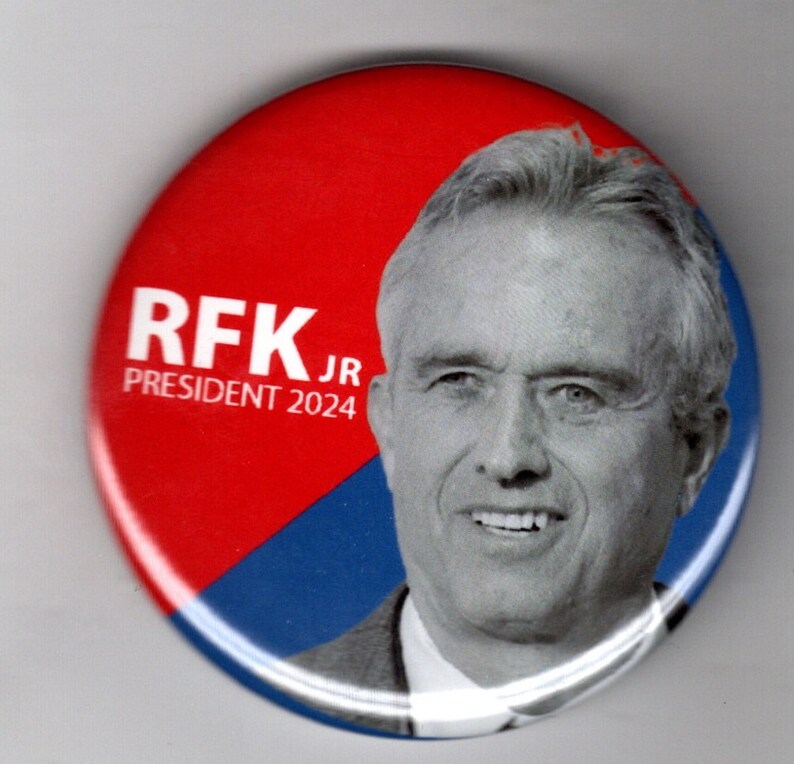 Robert F Kennedy Jr for President 2024 Political Campaign Button Etsy