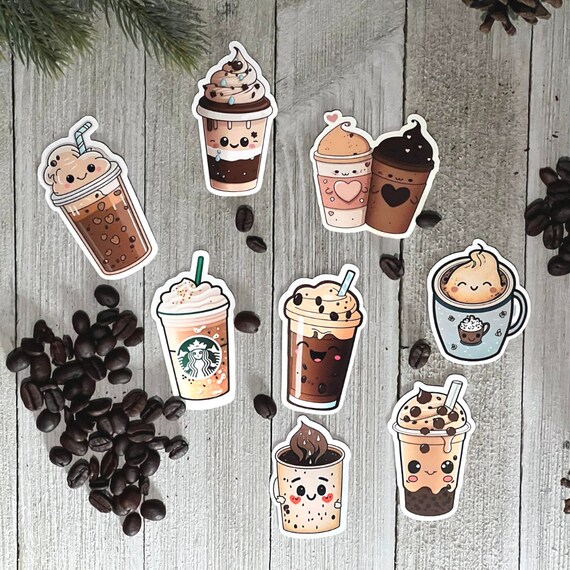 30 Clear Stickers, Made with Love Stickers, Made with Coffee Stickers, –  Sticker Art Designs