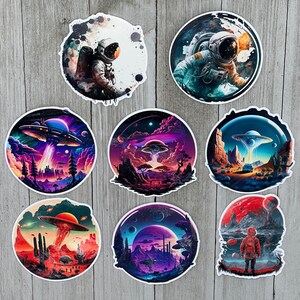 2.75&quot; Out Of This World Sticker Pack | Space Stickers | Cool Vinyl Stickers