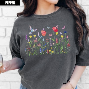 Subtle FDT Shirt, F*ck Donald Trump Tshirt, Floral FDT Gift, Flower Anti Trump T-shirt, Anti MAGA Shirts, Political T shirt, Feminist Gift