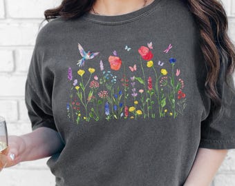 Subtle FDT Shirt, F*ck Donald Trump Tshirt, Floral FDT Gift, Flower Anti Trump T-shirt, Anti MAGA Shirts, Political T shirt, Feminist Gift