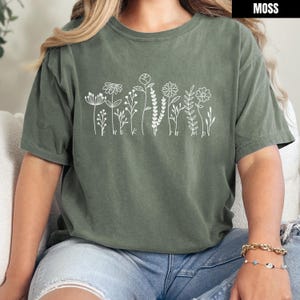 Subtle Anti Trump Shirt, Subtle Anti MAGA, Comfort Colors Wildflower Shirt, Equality Shirts Subtle, Feminist TShirt, Never Trump T Shirt