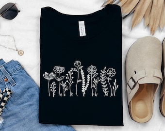 Subtle Anti Trump Shirt, Subtle Anti MAGA, Bella Canvas Wildflower Shirt, Equality Shirts Subtle, Feminist TShirt, Never Trump T Shirt, FDT