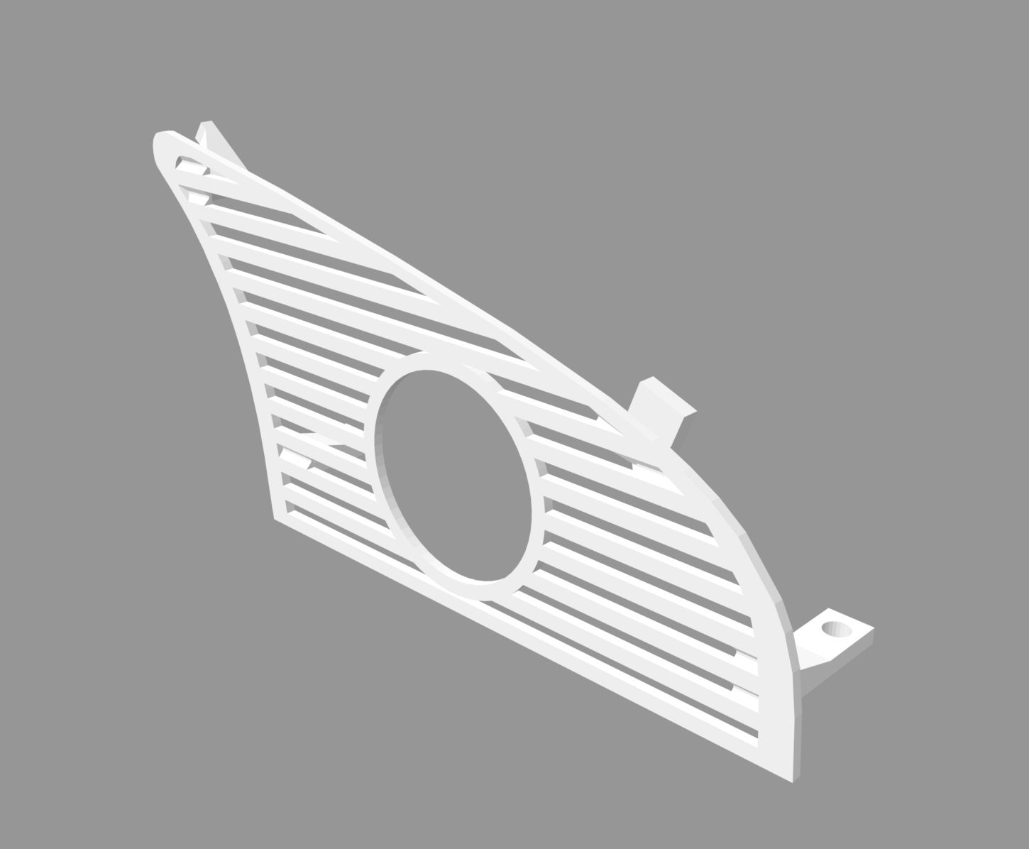 Support Double Jauge Aération Centrale Pour BMW E36 - Imprimé 3D - Pour 2 Jauges 52 Mm