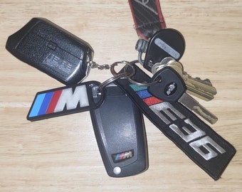 Porte-clés BMW M Motorsport imprimé en 3D | Logo M phosphorescente |