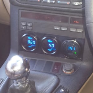 BMW E36: 10 Degree Triple Gauge Pod Single Din | 93-99 Dash Upgrade | Performance Upgrade