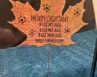 National Lampoon Christmas Vacation Quote Secret Gift Happy Hanukkah Kiss my Ass Clark Griswold unique funny Christmas gift