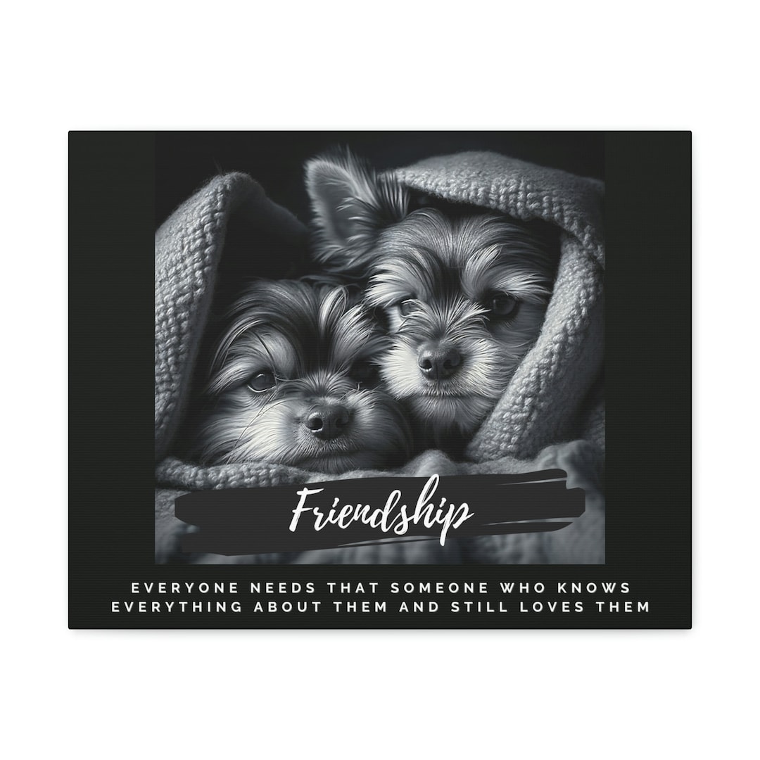 Yorkie Art Print, Yorkie Wall Art, Dog Art Wall Canvas, Dog Wall Art