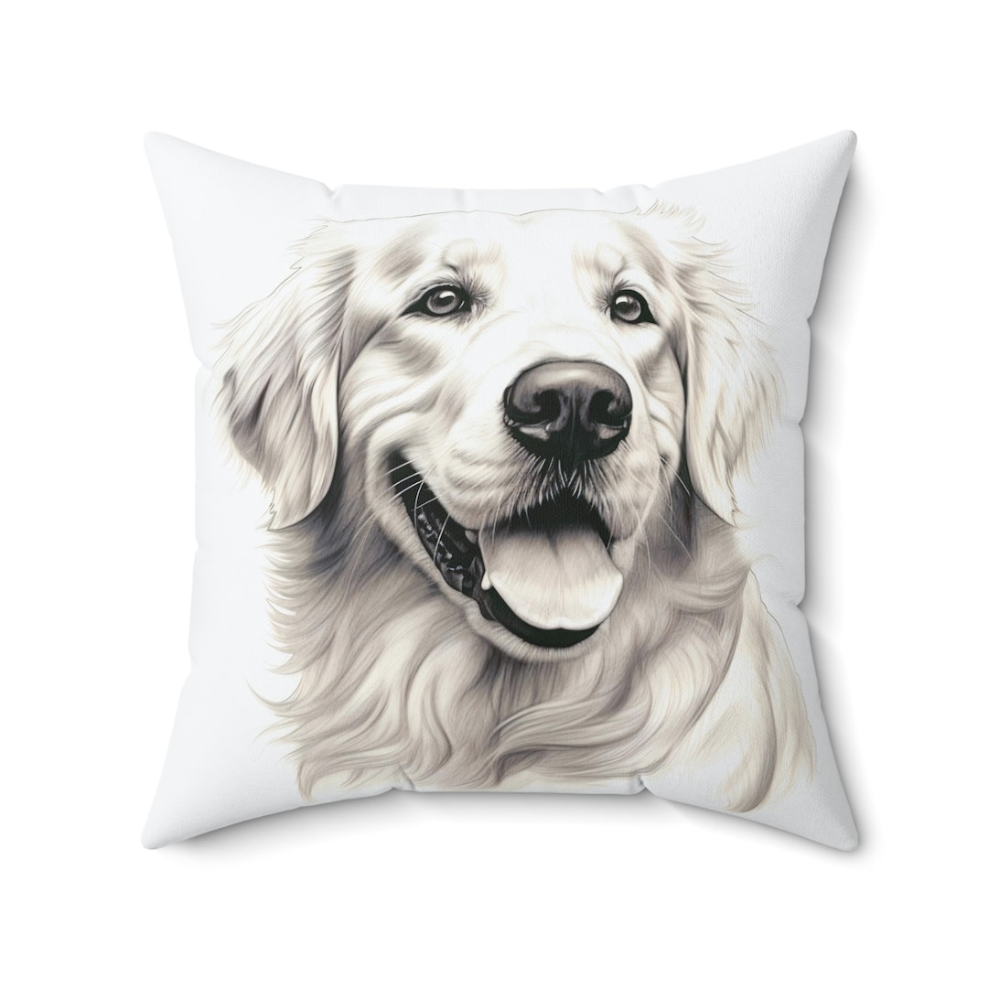 ゴールデンレトリバーのクッション（パーソナライズ）｜カスタムゴールデンレトリバークッション｜犬好きへのパーソナライズギフト｜ペット用クッション -  Etsy 日本, image size:1080x1080