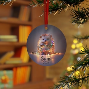 Hedgehog Christmas Ornament, Custom Hedgehog Ornament, Hedgehog Name Ornament, Hedgehog Ornament, Hedgehog Lover Ornaments,