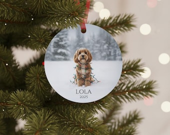 Idée cadeau Cavapoo, décoration de Noël Cavapoo, décoration de chien personnalisée, idée cadeau pour les amateurs de Cavapoo, cadeau Cavapoo,