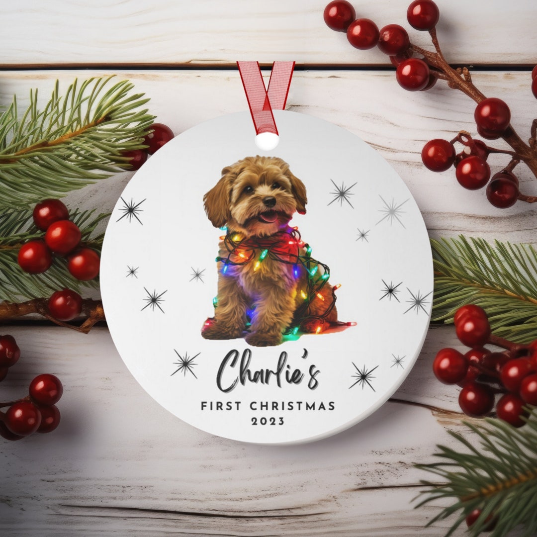Maltipoo Christmas Ornament Maltipoo Gift Idea Custom Dog Etsy