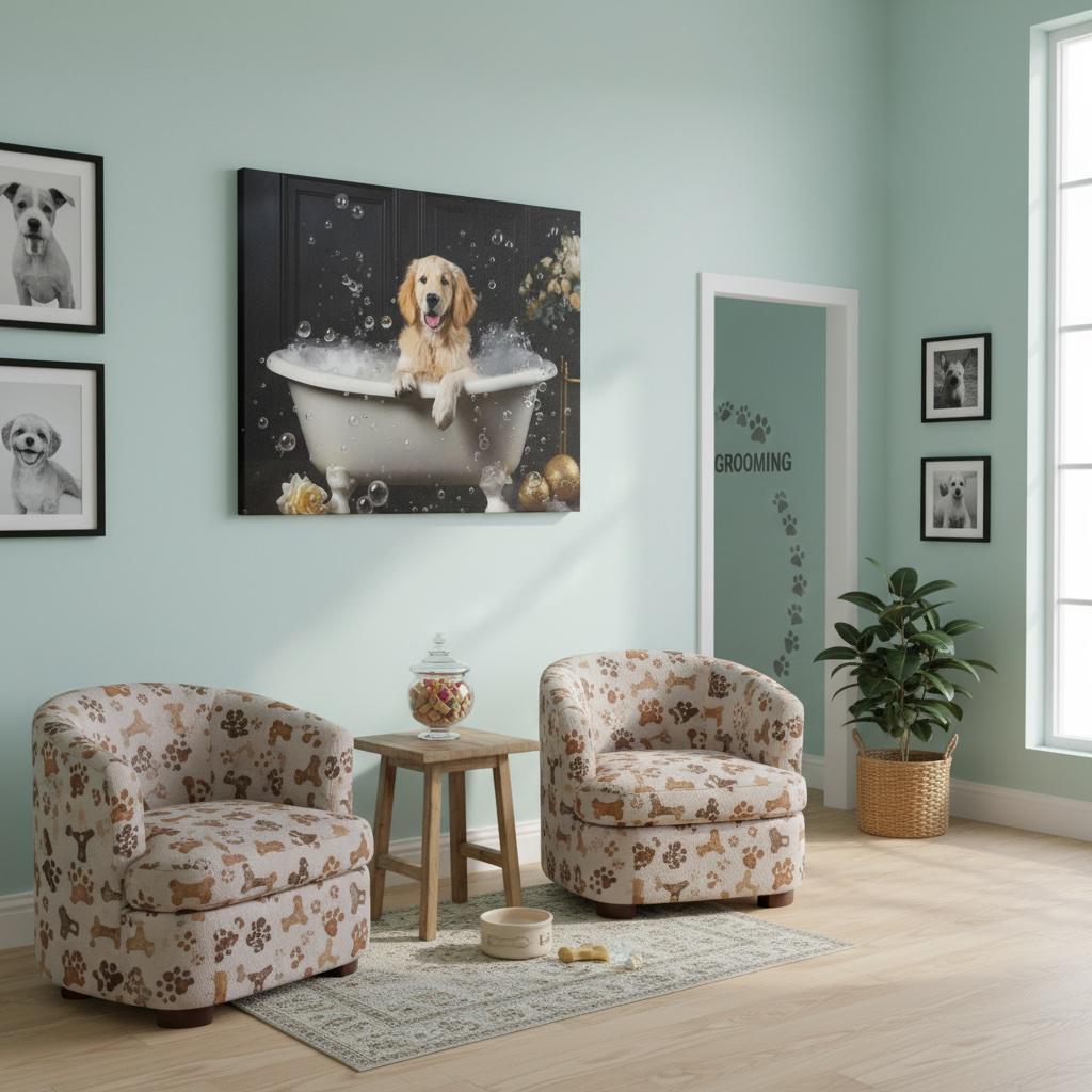 Black Lab Dog in Tub Printable Wall Art | Dog Taking a Bath in Tub Photo | Labrador Retriever Bathroom Art Print | Digital Download #BR216 - UK