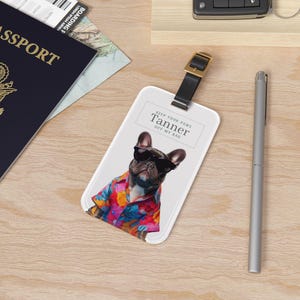 Gepersonaliseerde grappig bagagelabel - 'Keep Your Paws Off My Bag' - aangepast reisaccessoire - schattig huisdierbagage-ID voor hondenliefhebbers