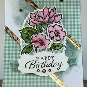 Happy Birthday Hand Penned flower image 1
