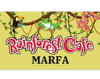Rainforest Cade Marfa Bumper Sticker