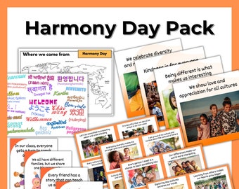 Harmony Day Educators Resource Pack - Early Childhood Resource, Teacher Resource, Parent Resource